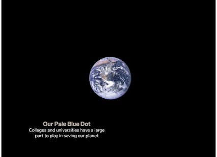 Cover of issue with photo of earth as seen from Apollo 17 in 1972. Photo credit: NASA
