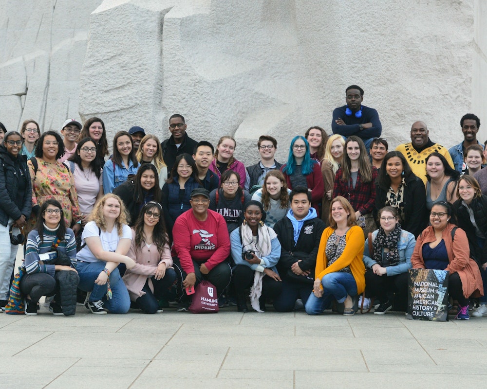 Students from Hamline University