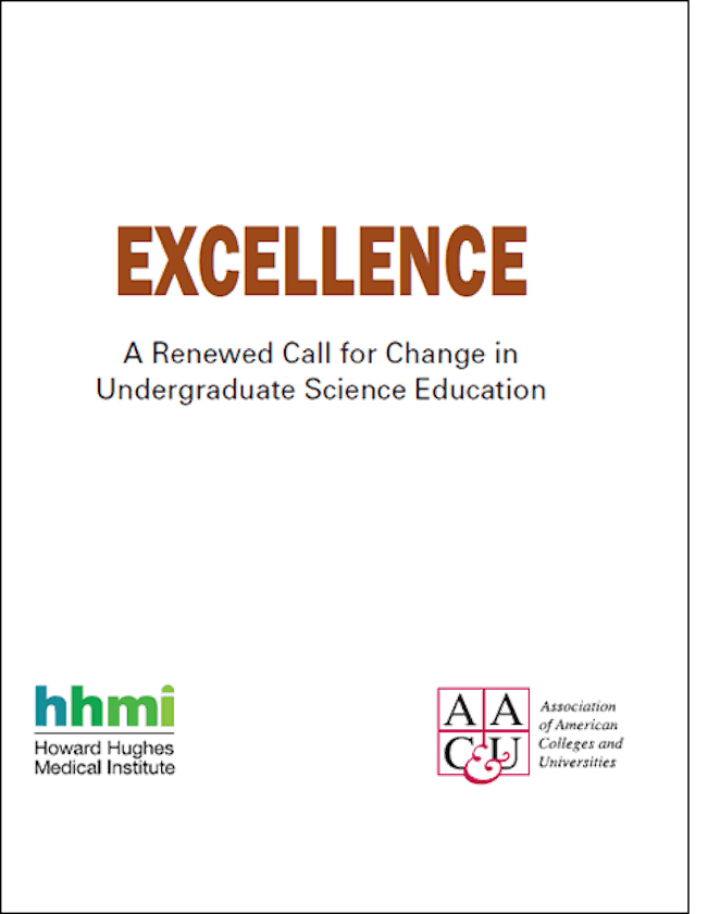 Excellence: A Renewed Call for Change in Undergraduate Science Education
